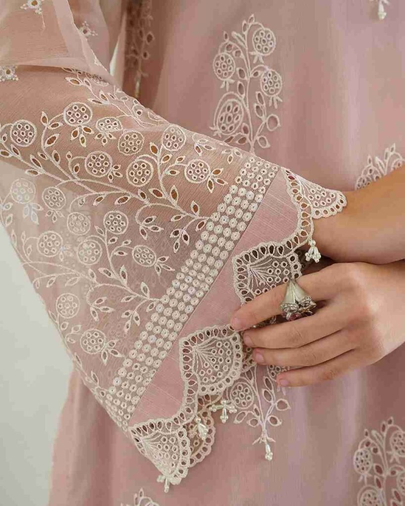 Embroidered Lace Fabric by the Yard