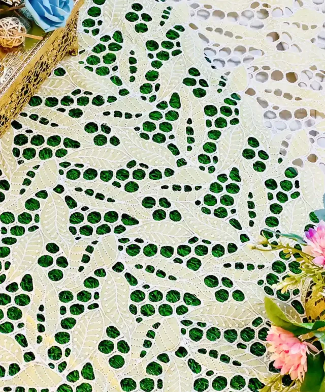 Fabric Embroidery Home Feature