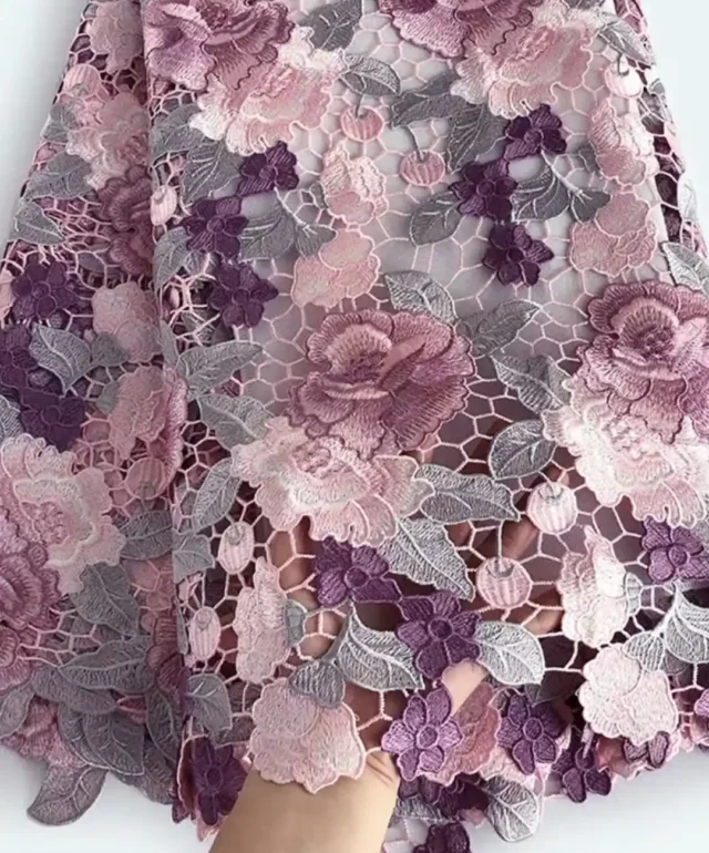 African Lace Embroidery Home Feature