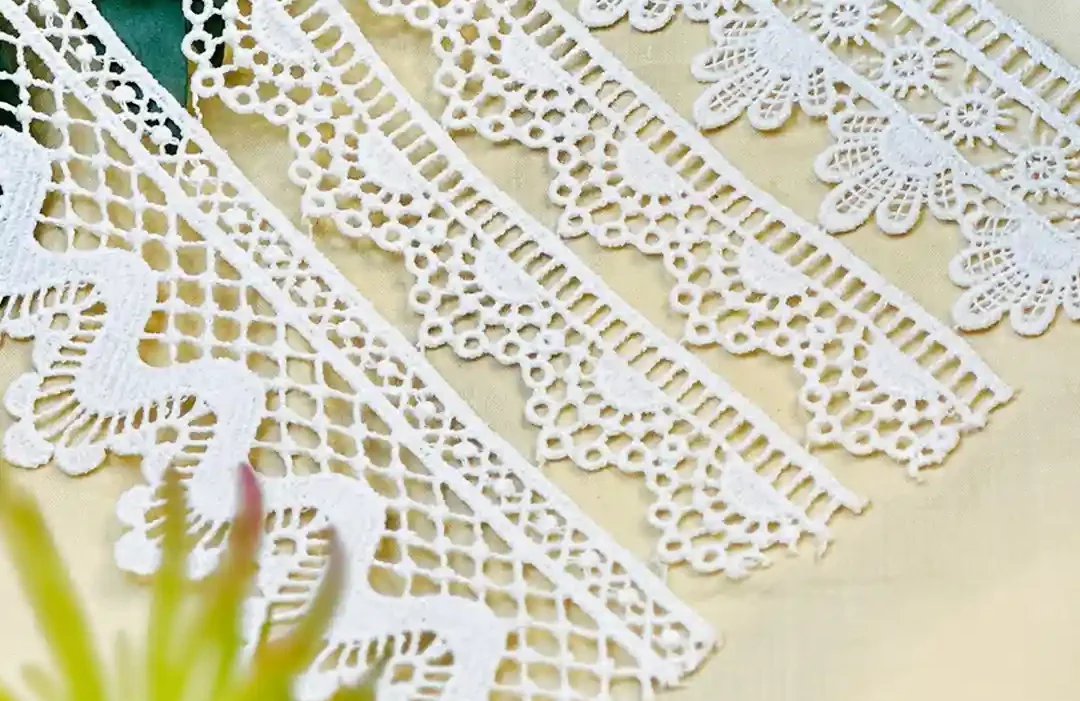 Dull Polyester Lace Embroidery Home Feature