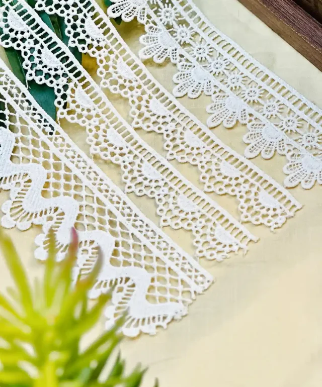 Dull Polyester Lace Embroidery Home Feature